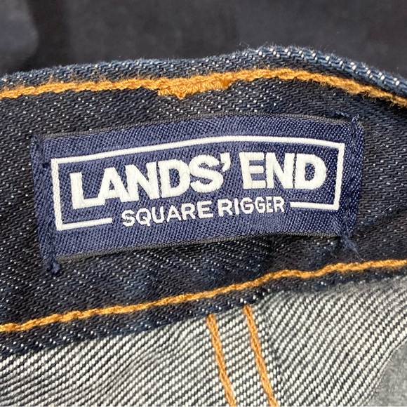 Lands End Square Rigger Mens Traditional Fit Jeans Size 52T x 30 Blue NWT - Picture 12 of 16